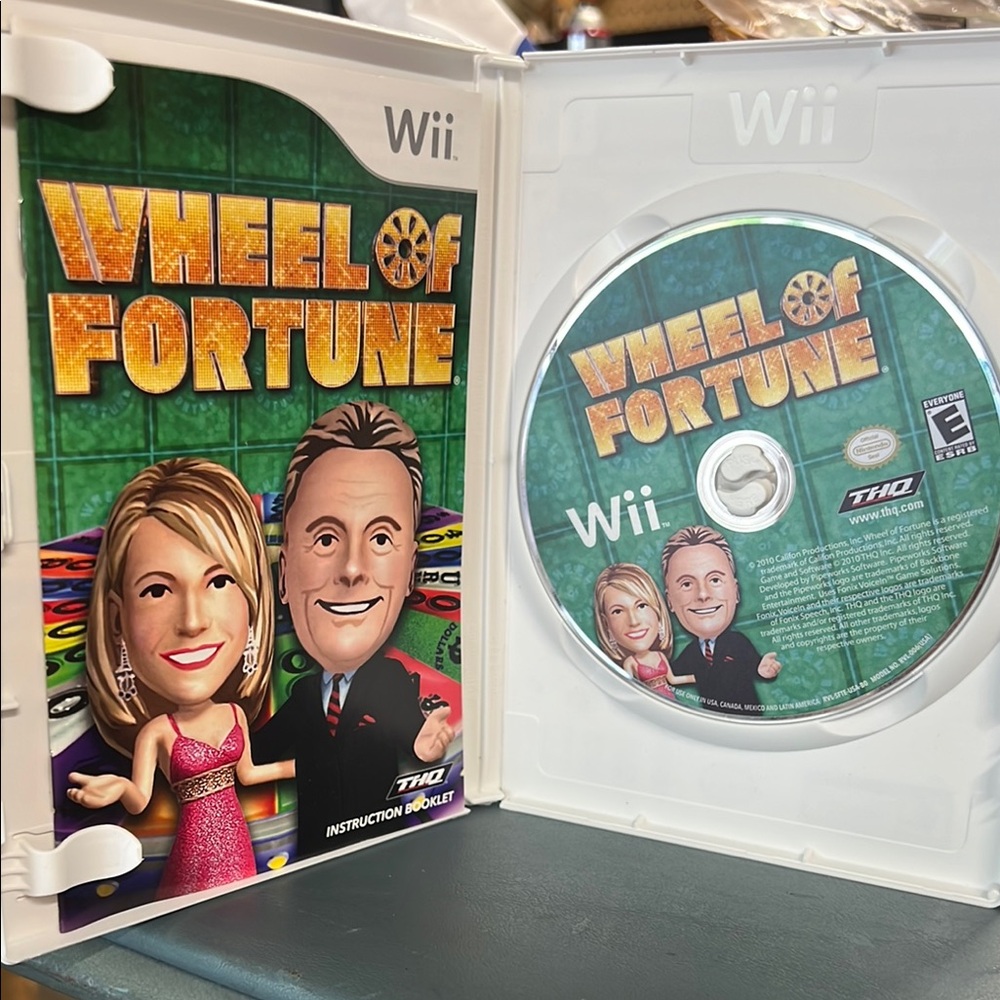 Nintendo Wii Wheel of Fortune Game